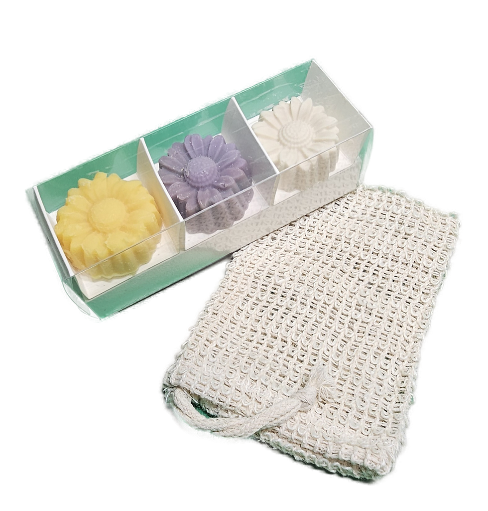 drei Blumen Naturseife