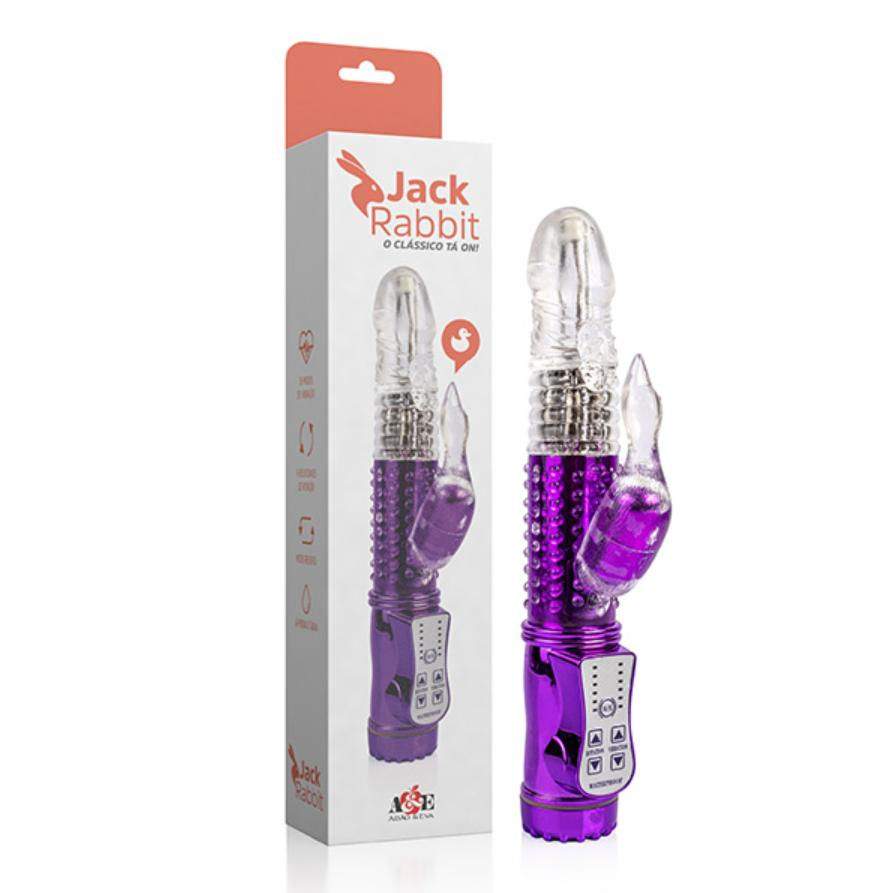 Miniatura: Clássico Vibrador Jack Rabbit Rotativo Patinho 36 modos de Vibração