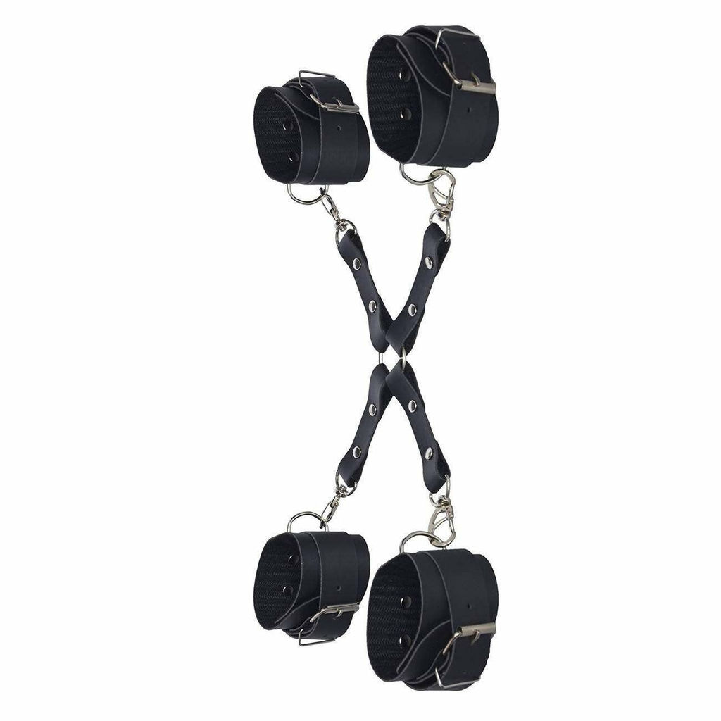 Kit BDSM Braceletes e Tornozeleiras XXX