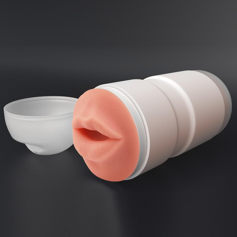 Mouth Lotus Tunnel - Masturbador Boca em CyberSkin acompanha Lubrificante - Love
