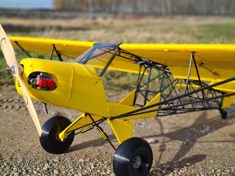 Detail of the Planeprint Big Bobber fully 3d printed rc plane