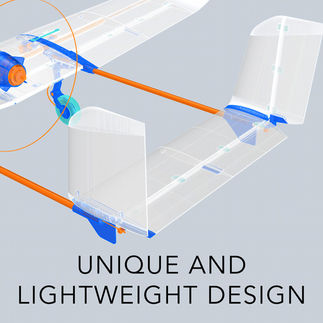 Innovative features of the 3d printed planeprint EVP