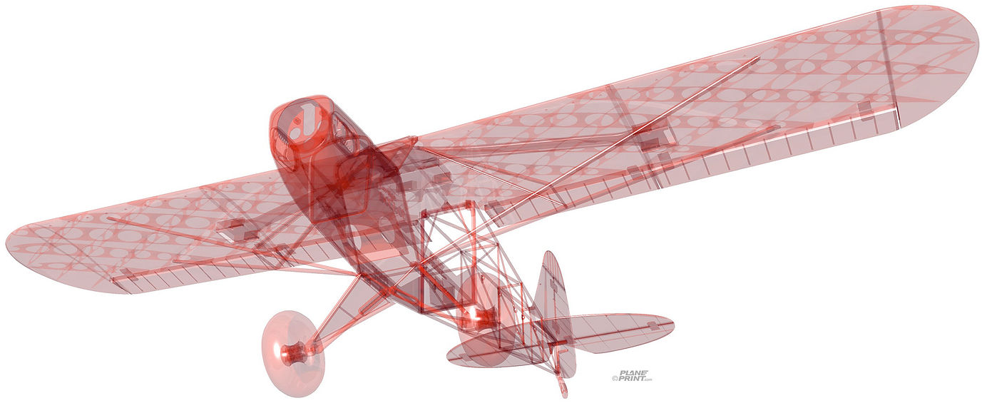 3d printable rc plane Savage Bobber by Planeprint