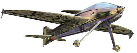 3d printed RC plane NOTOS