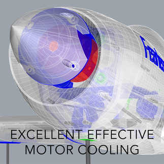 3d printed features of the Planeprint Fearless