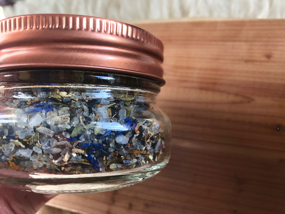 Thumbnail: Salt Tea Soak Jar (Arnica + Lavender) 4 oz
