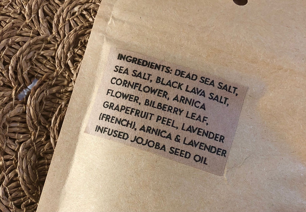 Thumbnail: Salt Tea Soak Bag (Arnica + Lavender) 2 oz