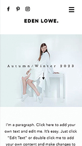 Moda y accesorios plantillas web – Diseñador de moda