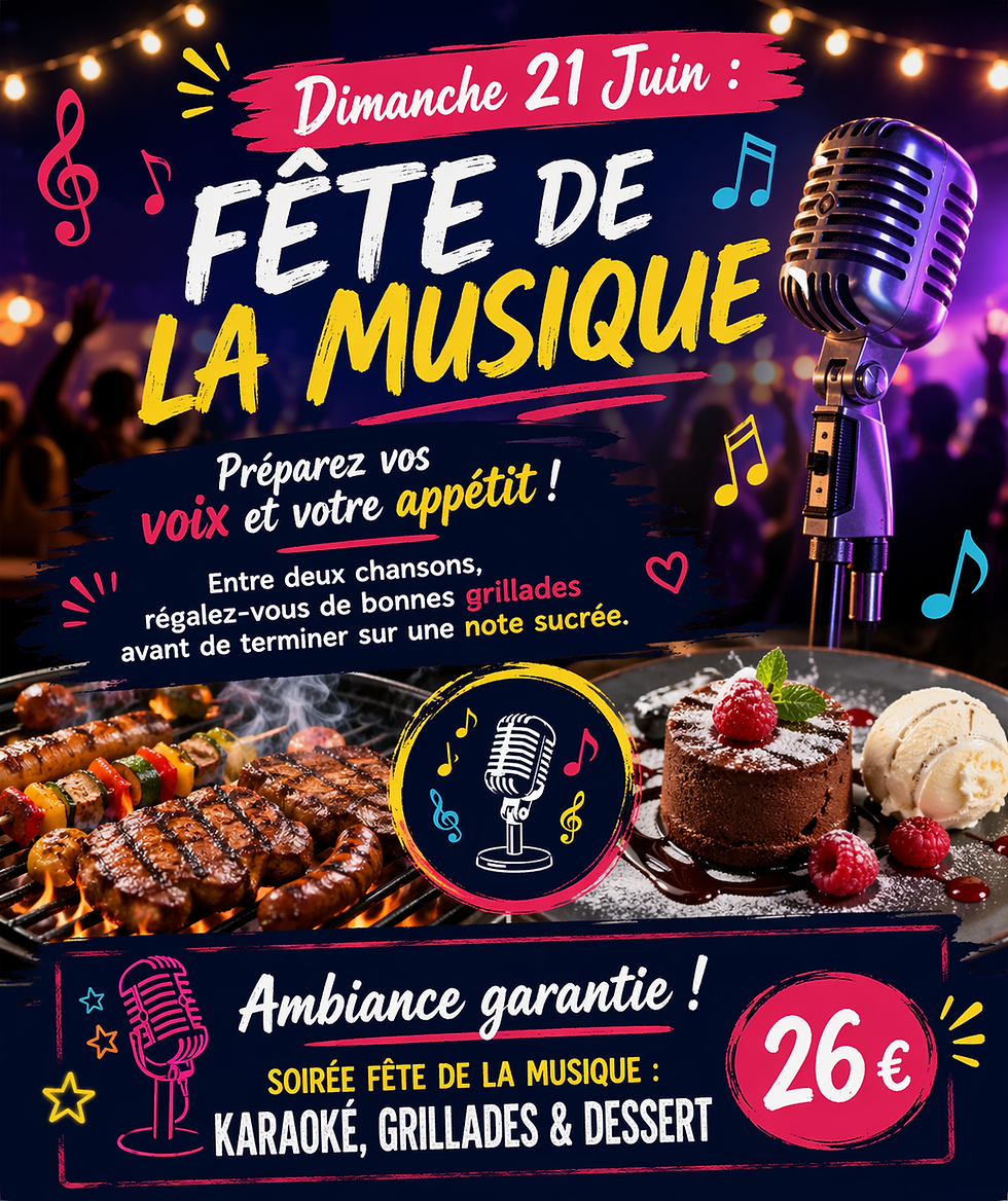 Karaoké – Fête de la Musique à l’Auberge de l’Amandin