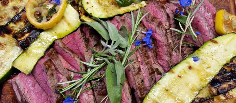 Bavette Steak with Herb Marinade