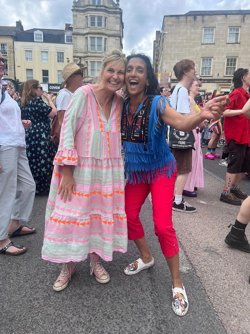 Daisy & Sonia at Frome Pride
