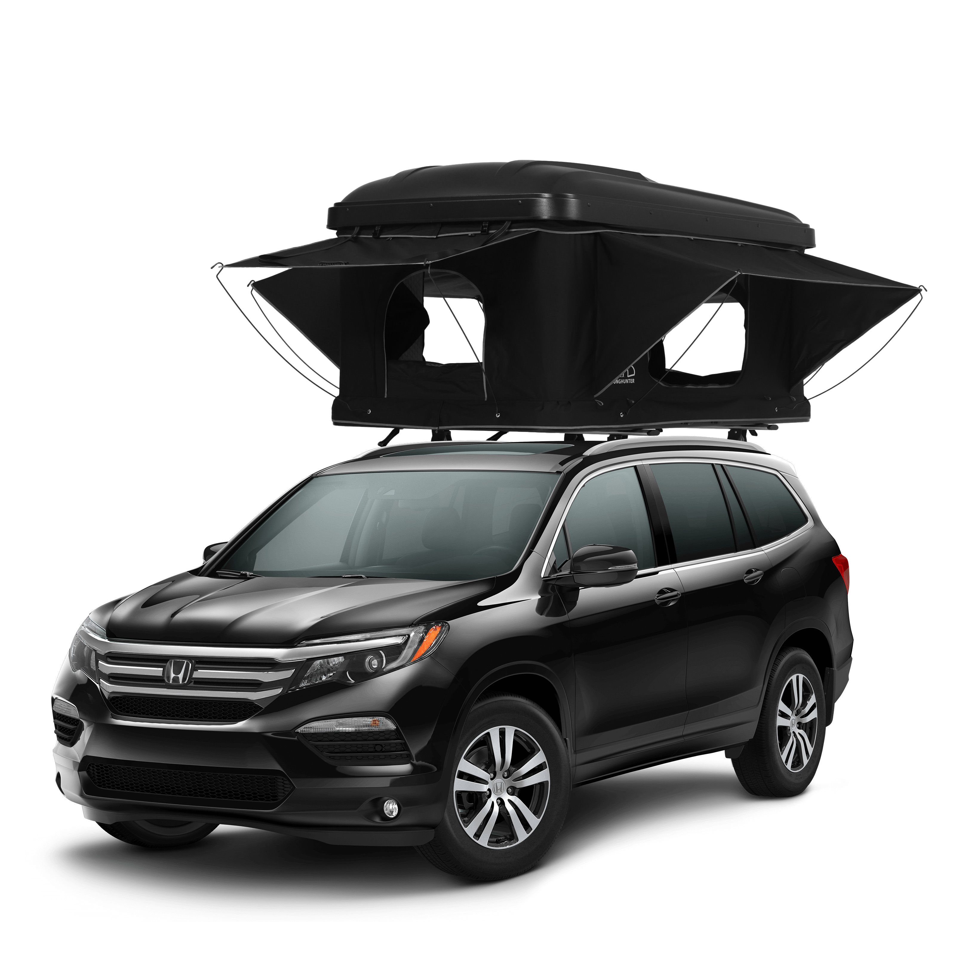 YoungHunter ABS Hard Shell Roof Top Tent with Awning