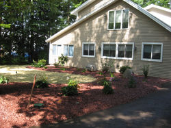 front yard back patio