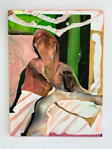 Titre_ Pulpeux_Interprète en danse_ Jasmine Bouchard_Médiums_Acrylique et airbrush sur toi