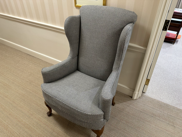 custom grey chair