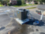 HVAC unit on roof