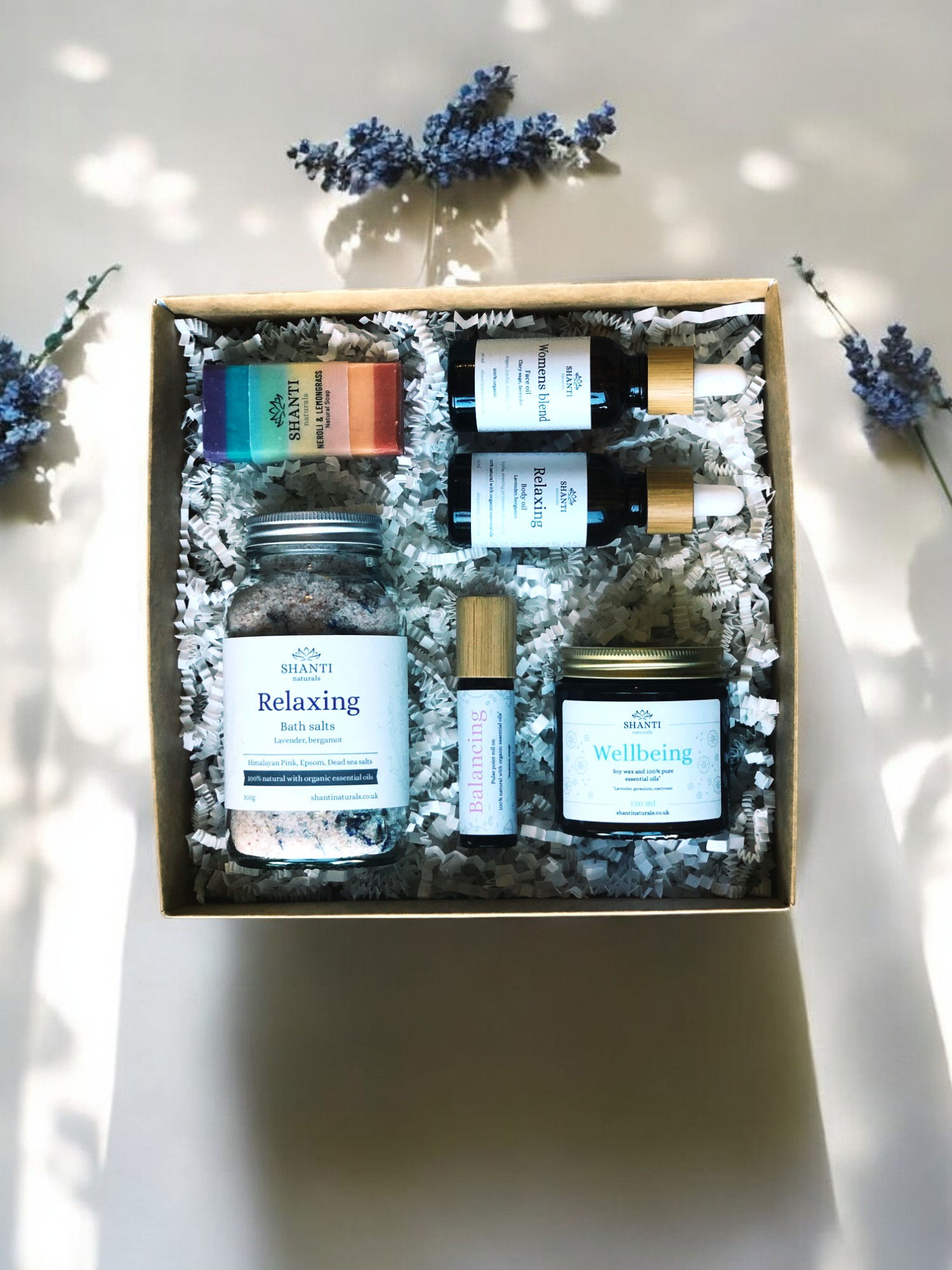 Organic Home & Body Aromatherapy Pamper Gift Box
