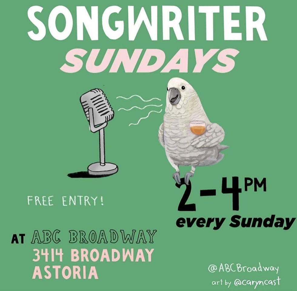 Songwriter Sundays at Astoria Bier and Cheese