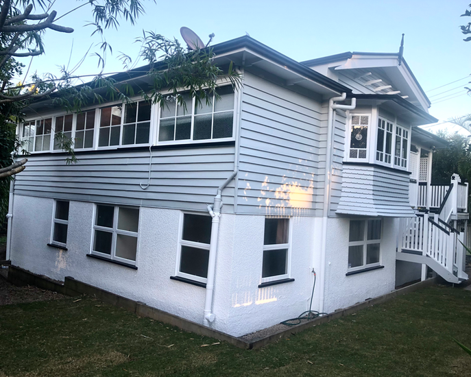 Exterior done at Redcliffe Qld