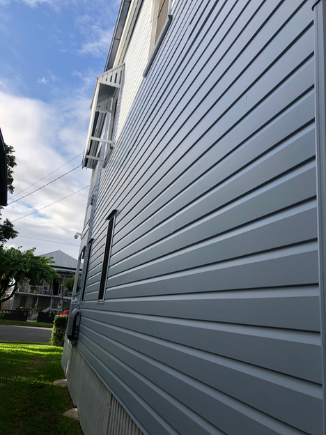 exterior siding painting Brisbane residential home exterior painting project
