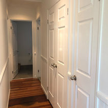 interior house painting Brisbane hallway door painting residential repainting project