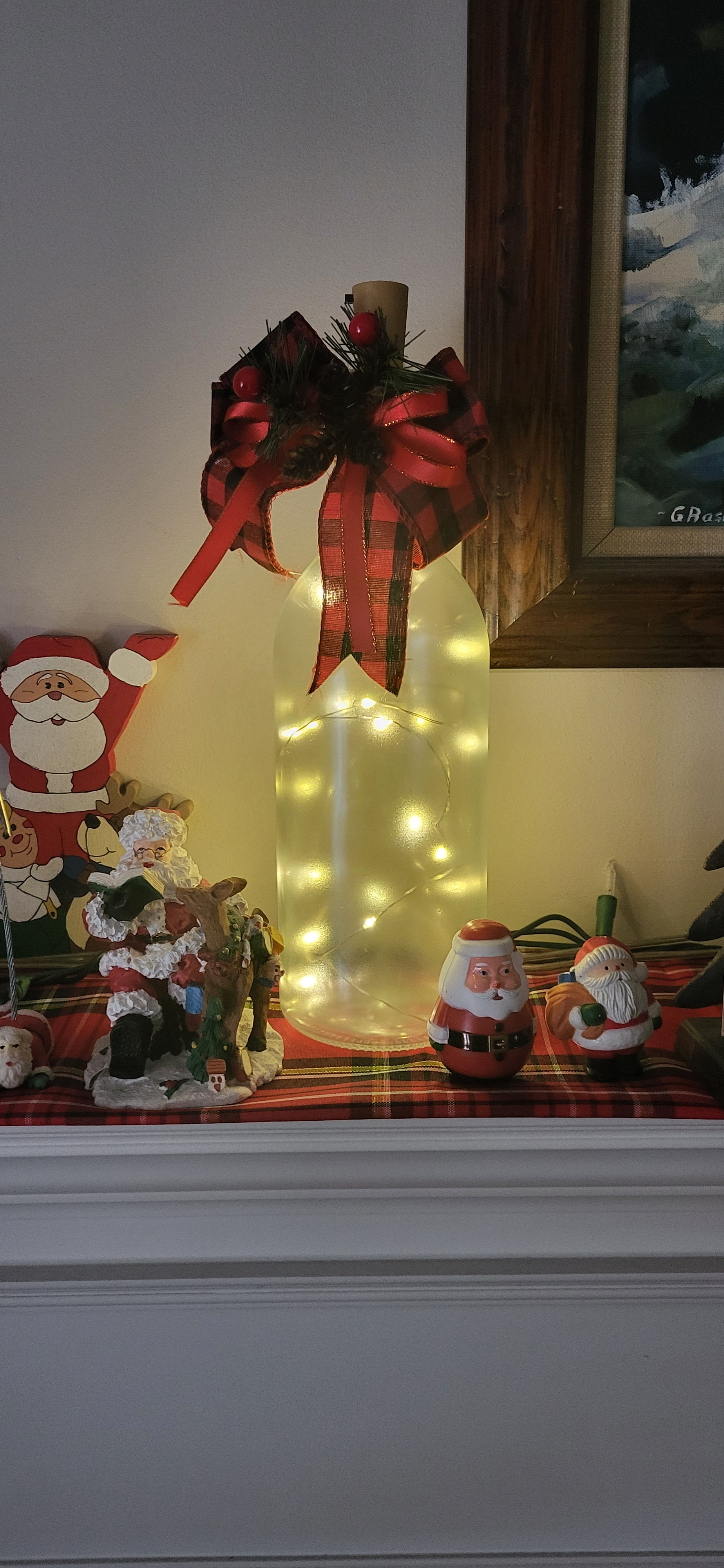 Christmas Home dec bottle