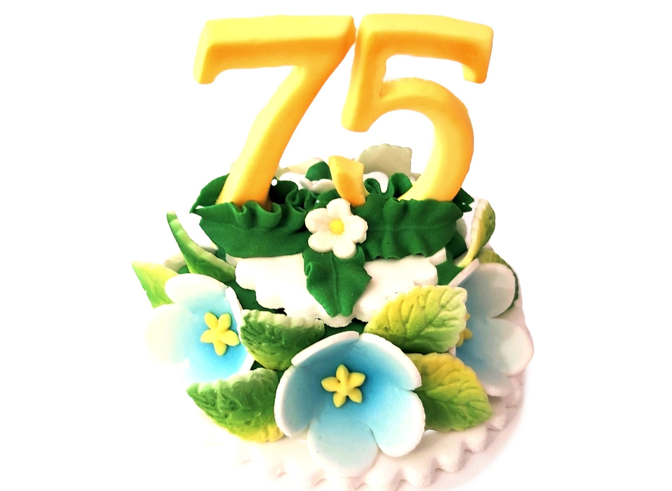 Jubileju dekors "75 gadi"