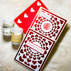 Die Cut Background - Valentine's Day Card
