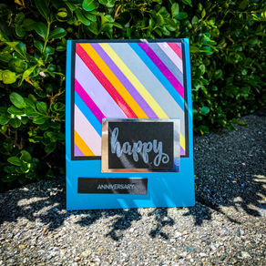 Easy Card Backgrounds using Paper Scraps. 