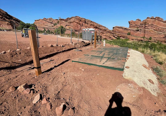 Engineered system at Red Rocks