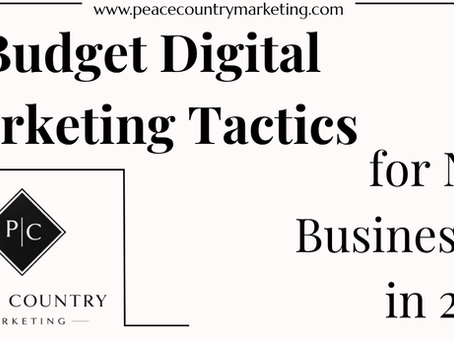 a graphic with the text "11 budget digital marketing tactics for new businesses in 2026"