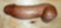 Thumbnail: Penis Phallus Statue 6", 8" or 12" long BROWN or BLACK