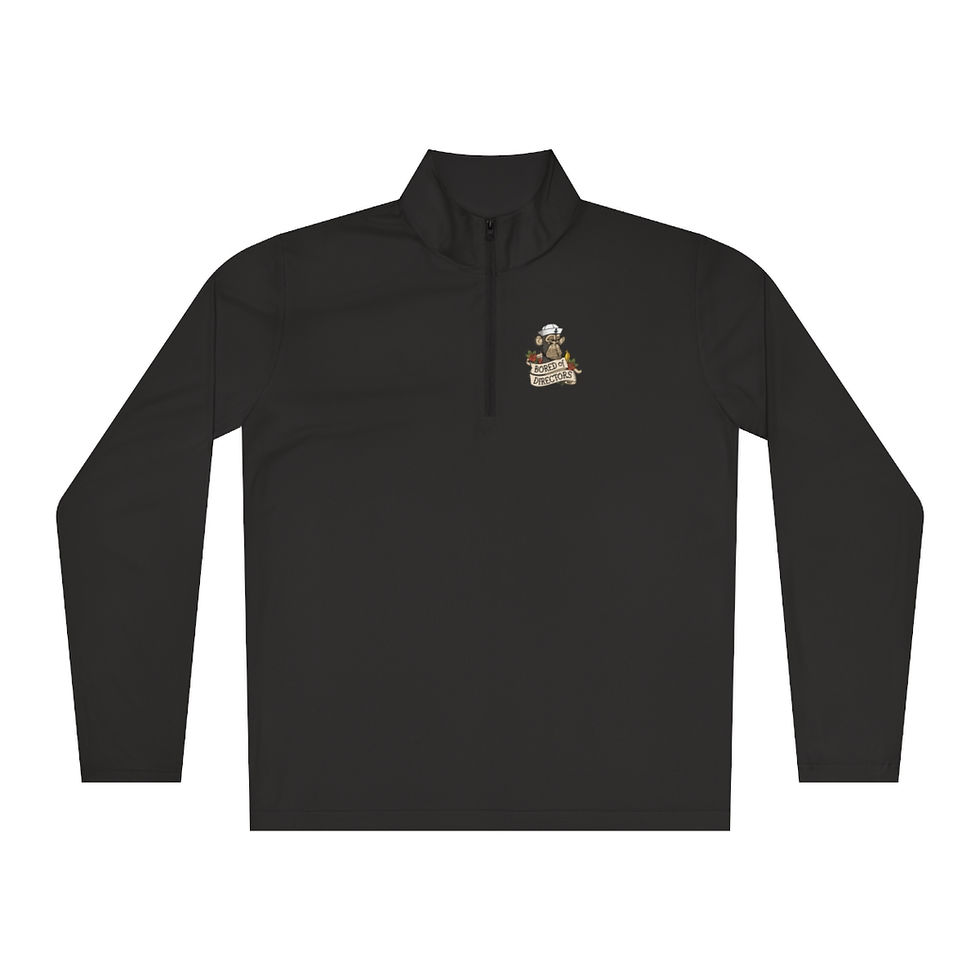 Thumbnail: BOD Tatted Unisex Quarter-Zip Pullover