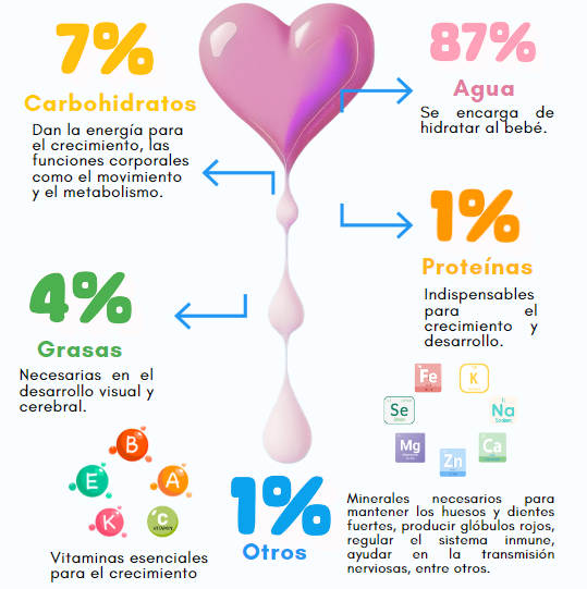 Composición de la leche materna