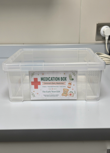 Patient Label Box Example Medication Box Label | The Early Years Edit