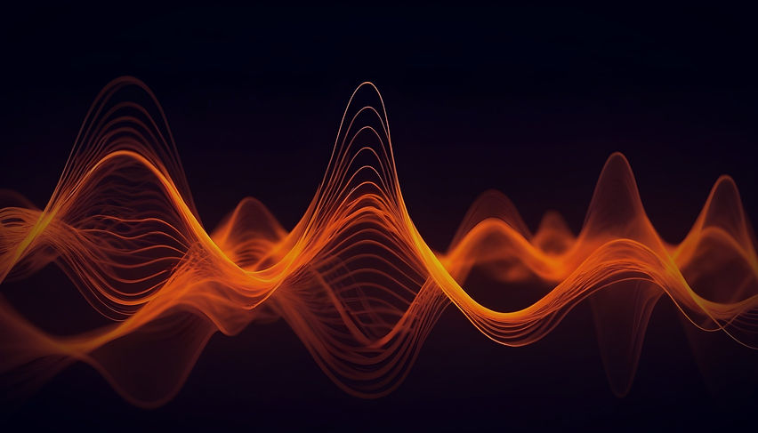 orange-audio-waves