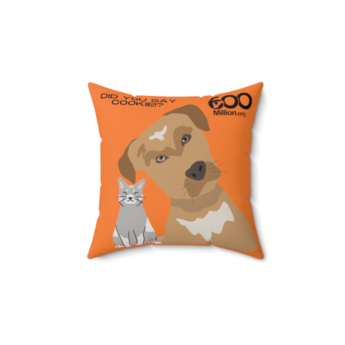 Spun Polyester Square Pillow