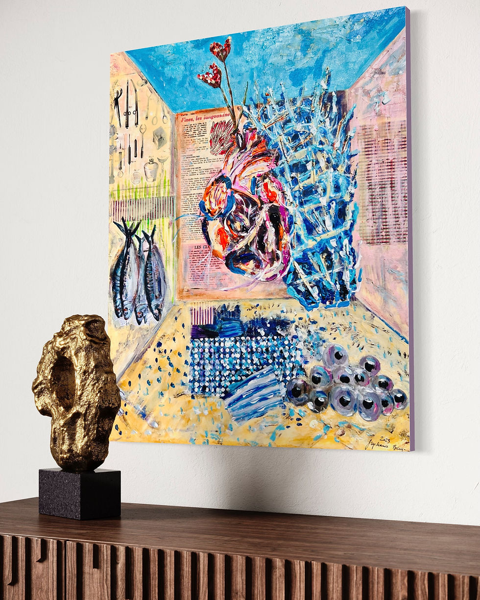 Miniaturbild: Stephanie Bing "Herz mit Flaschentrockner von Marcel Duchamp"
