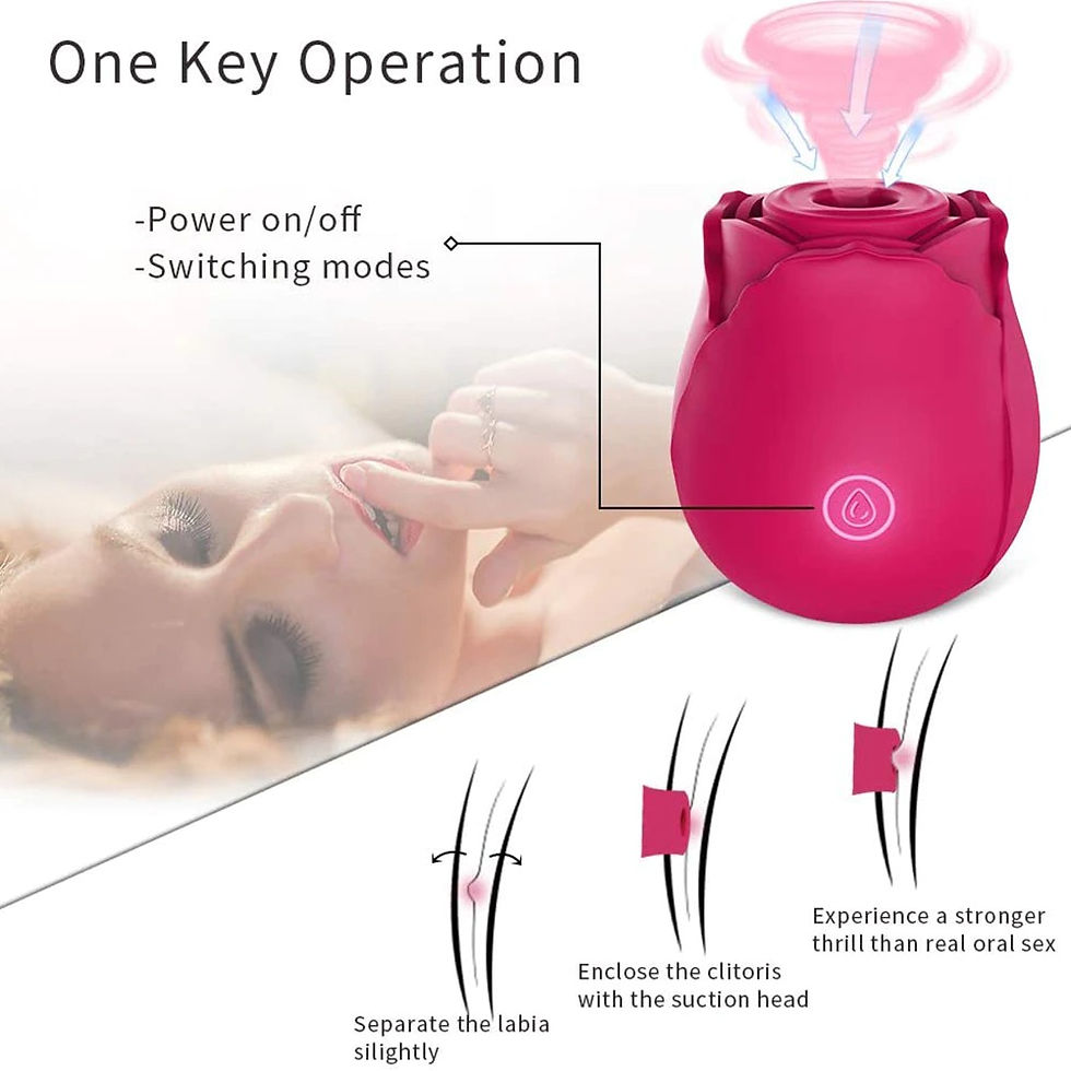 Thumbnail: The Rose Toy | Lover Rose Flower Sex Toy, with 7 Intense Suction Mode