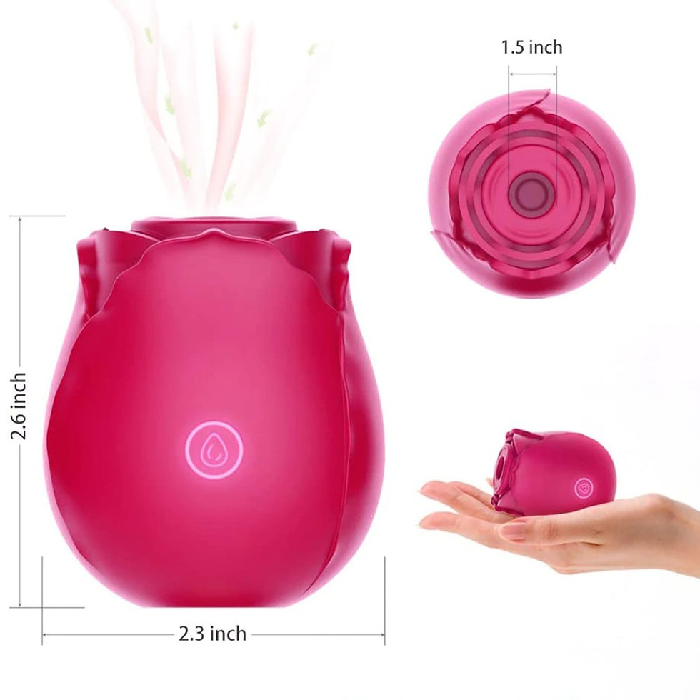 Thumbnail: The Rose Toy | Lover Rose Flower Sex Toy, with 7 Intense Suction Mode