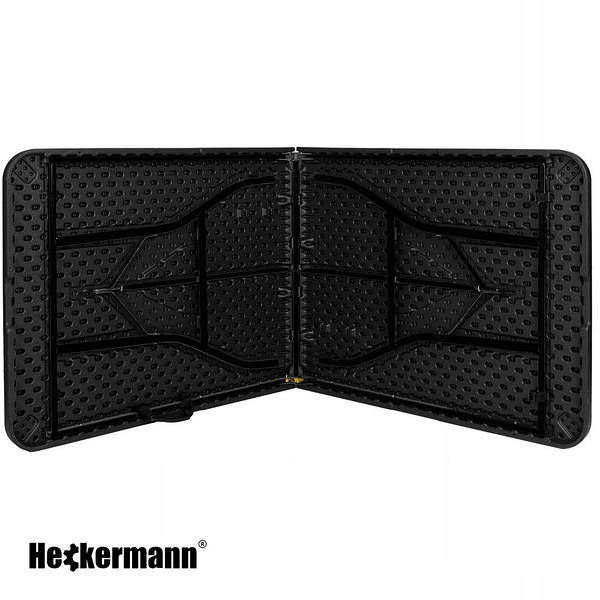 Прев'ю: Стіл складний переносний Heckermann 180х74х74 Black (XJM-Z180)