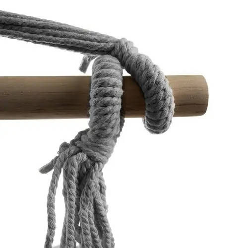 Прев'ю: ГАМАК - БРАЗИЛЬСЬКЕ СІРЕ ПІДВІСНЕ КРІСЛО + 2 ПОДУШКИ GARDLOV 23671