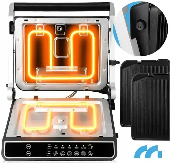 Прев'ю: Електрогриль контактний MalTec SM5000W-PRO 2500Вт (Польща)