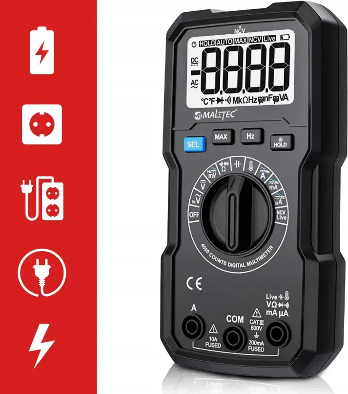 Прев'ю: Цифровий мультиметр Maltec (Польща)