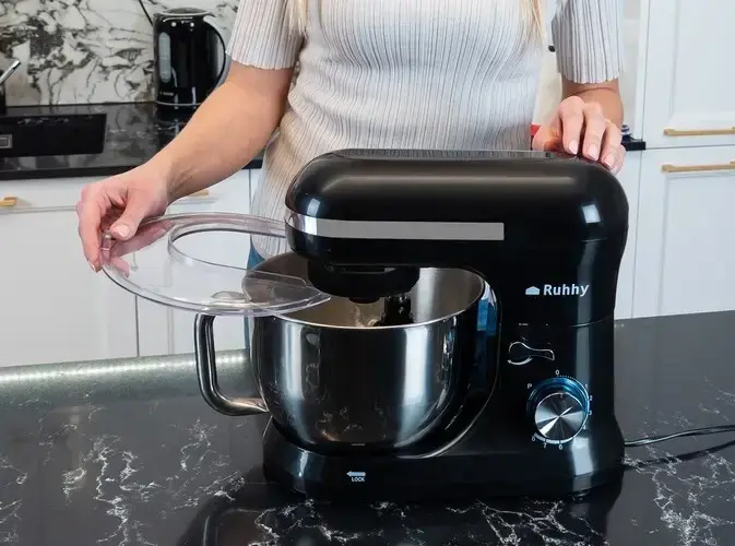 Прев'ю: Кухонний тістоміс міксер планетарний Ruhhy 1700 W 4.5L чорний кухонна машина