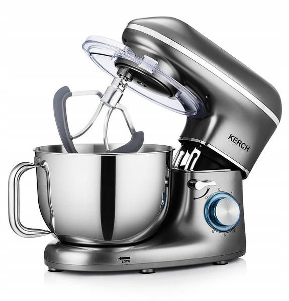 Прев'ю: Тістоміс міксер планетарний KERCH MyCHEF Grey 2200 Вт