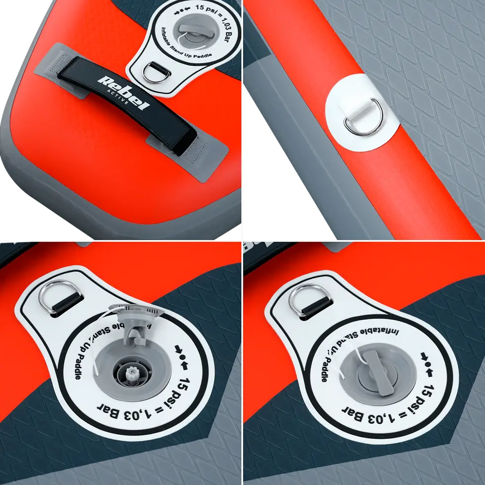 Прев'ю: SUP дошка 350см Rebel ACTIVE RBA450 із аксесуарами сапборд 150 кг 350 x 81 х 15 