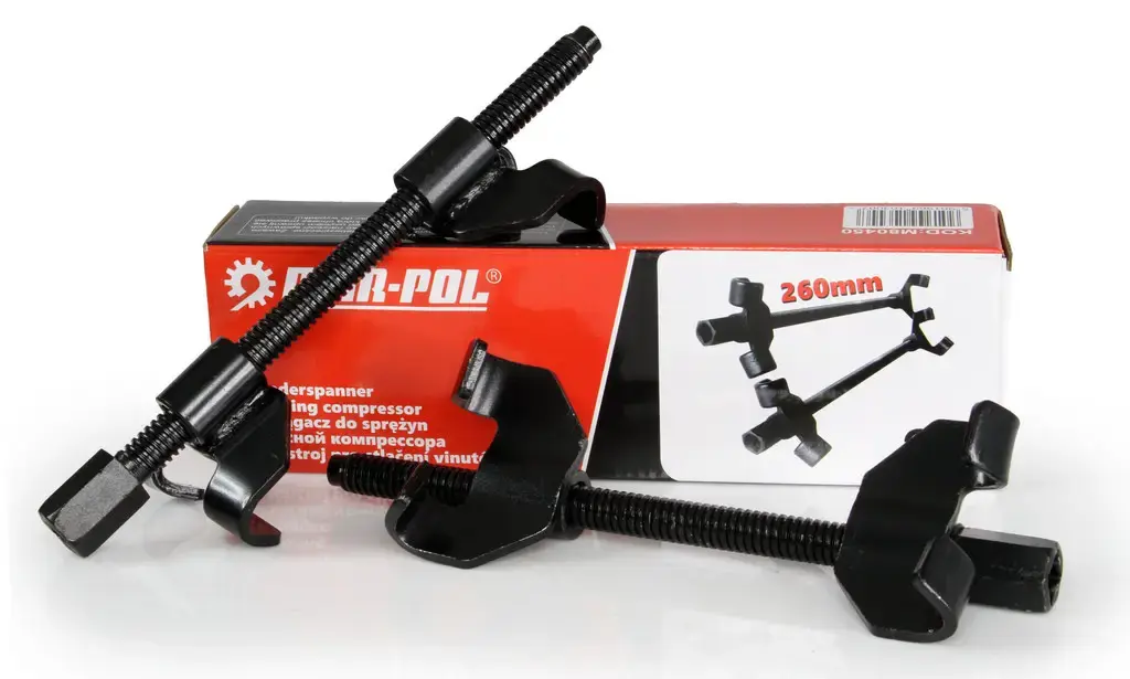 Ручний знімач пружин Mar-Pol M80450 260 мм 2 шт стяжки для пружин