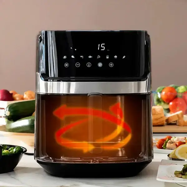 Прев'ю: Аерофритюрниця Royalty Line RL-AF 21708D, 1700W, 6.5л