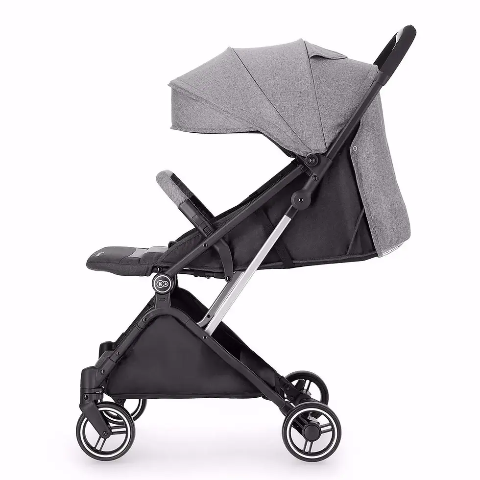 Прев'ю: Прогулянковий візок коляска Kinderkraft Indy Grey